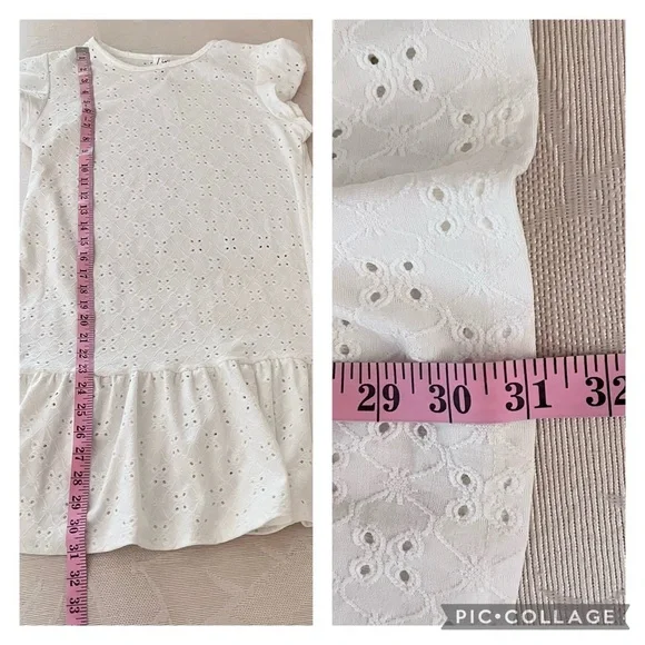 Livi by Olivia Rae White Eyelet Mini Dress
New‎ W/FLAW Read - Picture 9 of 11
